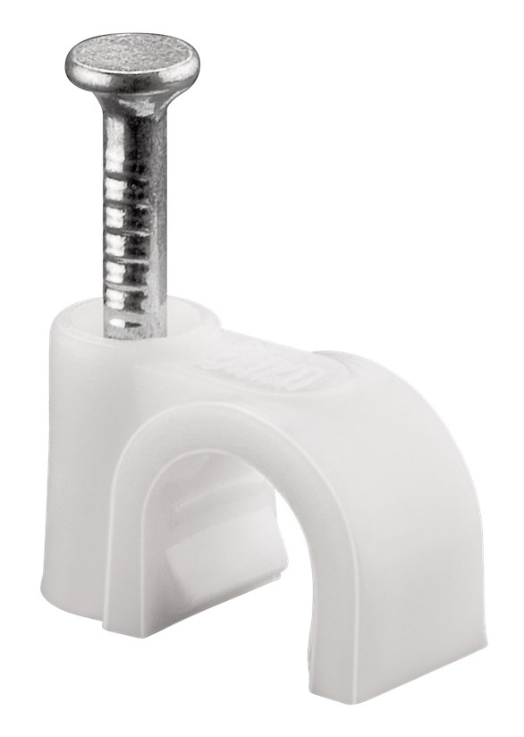 GOOBAY ρόκα στήριξης καλωδίων 17078, 6mm, λευκό, 100τμχ 1 GOOBAY ρόκα στήριξης καλωδίων 17078