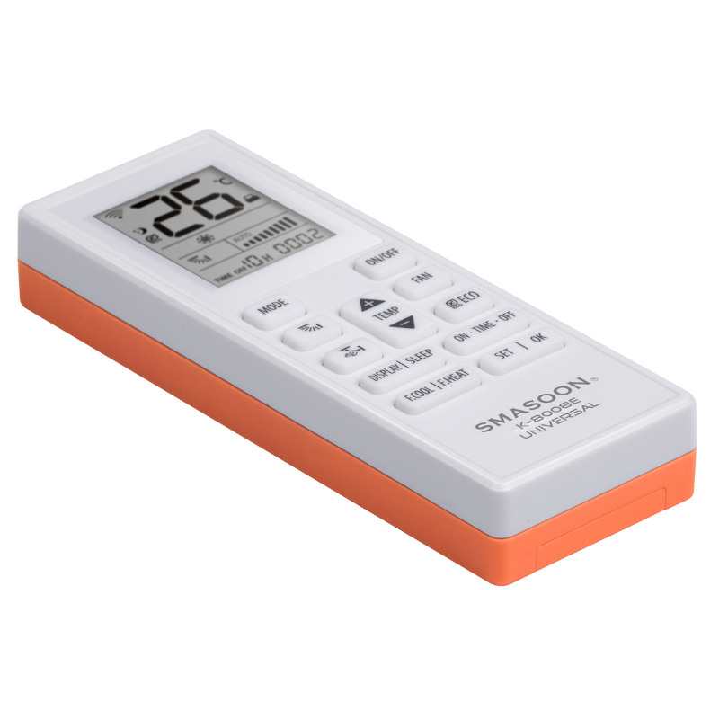 SMASOON K-8008E Universal Τηλεχειριστήριο Κλιματισμού Πορτοκαλί 7 SMASOON K-8008E Universal Τηλεχειριστήριο Κλιματισμού Πορτοκαλί - Image 7
