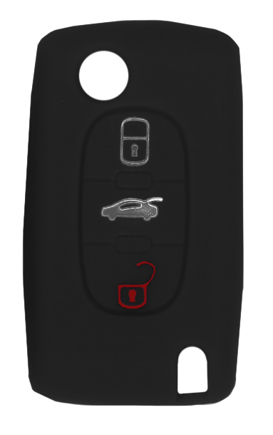 Θήκη κλειδιού για αυτοκίνητα Alfa Romeo 2012-01, εύκαμπτη, μαύρη 1 Θήκη κλειδιού για αυτοκίνητα Alfa Romeo 2012-01