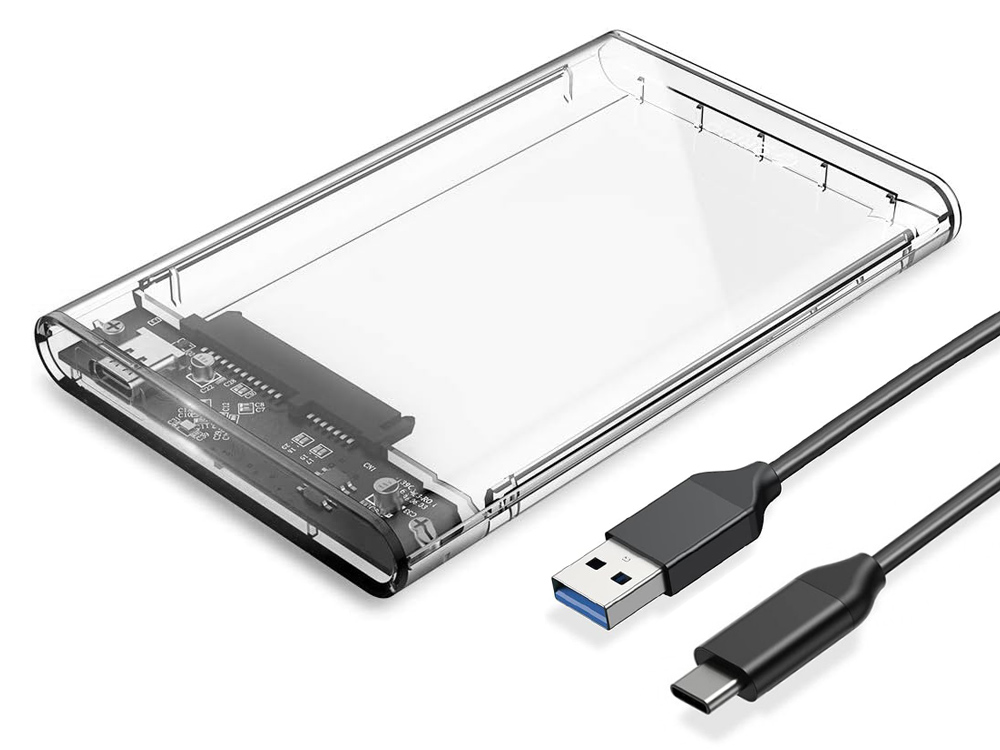 ORICO θήκη για 2.5" SATA HDD/SSD 2139C3, 5Gbps, διάφανη 1 ORICO θήκη για 2.5" SATA HDD/SSD 2139C3