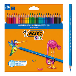 BIC σετ χρωματιστές ξυλομπογιές Kids Tropicolors