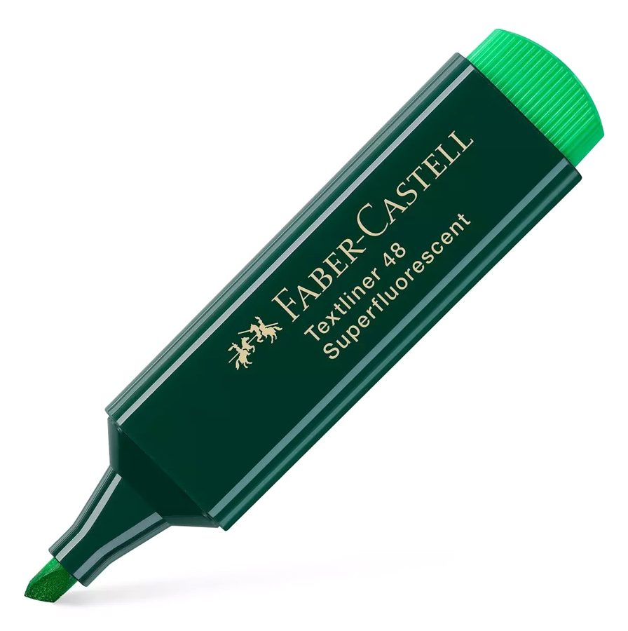 FABER CASTELL μαρκαδόρος υπογράμμισης Textliner 48, πράσινος, 1τμχ 1 FABER CASTELL μαρκαδόρος υπογράμμισης Textliner 48