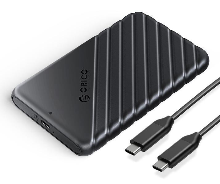 ORICO θήκη για 2.5" SATA HDD/SSD 25PW1C-C3, 5Gbps, μαύρη 1 ORICO θήκη για 2.5" SATA HDD/SSD 25PW1C-C3