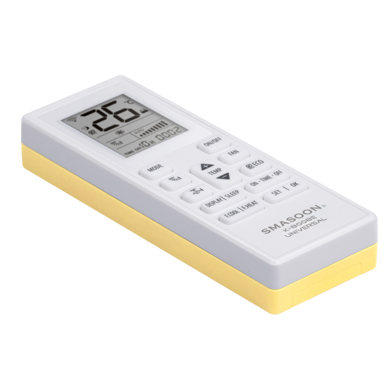 SMASOON K-8008E Universal Τηλεχειριστήριο Κλιματισμού Κίτρινο 4 SMASOON K-8008E Universal Τηλεχειριστήριο Κλιματισμού Κίτρινο - Image 4