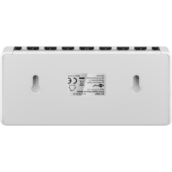 Goobay Gigabit Ethernet Switch 8 Θυρών 64564 Λευκό 5 Goobay Gigabit Ethernet Switch 8 Θυρών 64564 Λευκό - Image 5