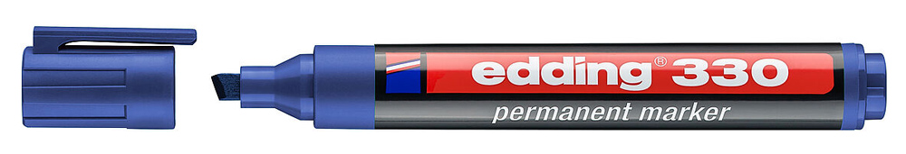 EDDING ανεξίτηλος μαρκαδόρος 330, 1-5mm, επαναγεμιζόμενος, μπλε 1 EDDING ανεξίτηλος μαρκαδόρος 330