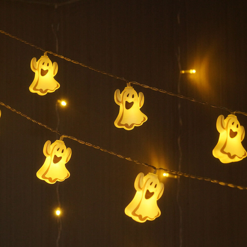 Διακοσμητική Γιρλάντα LED Modee Halloween με Φαντάσματα (165cm/15cm) – Θερμό Λευκό 4 Διακοσμητική Γιρλάντα LED Modee Halloween με Φαντάσματα (165cm/15cm) – Θερμό Λευκό - Image 4