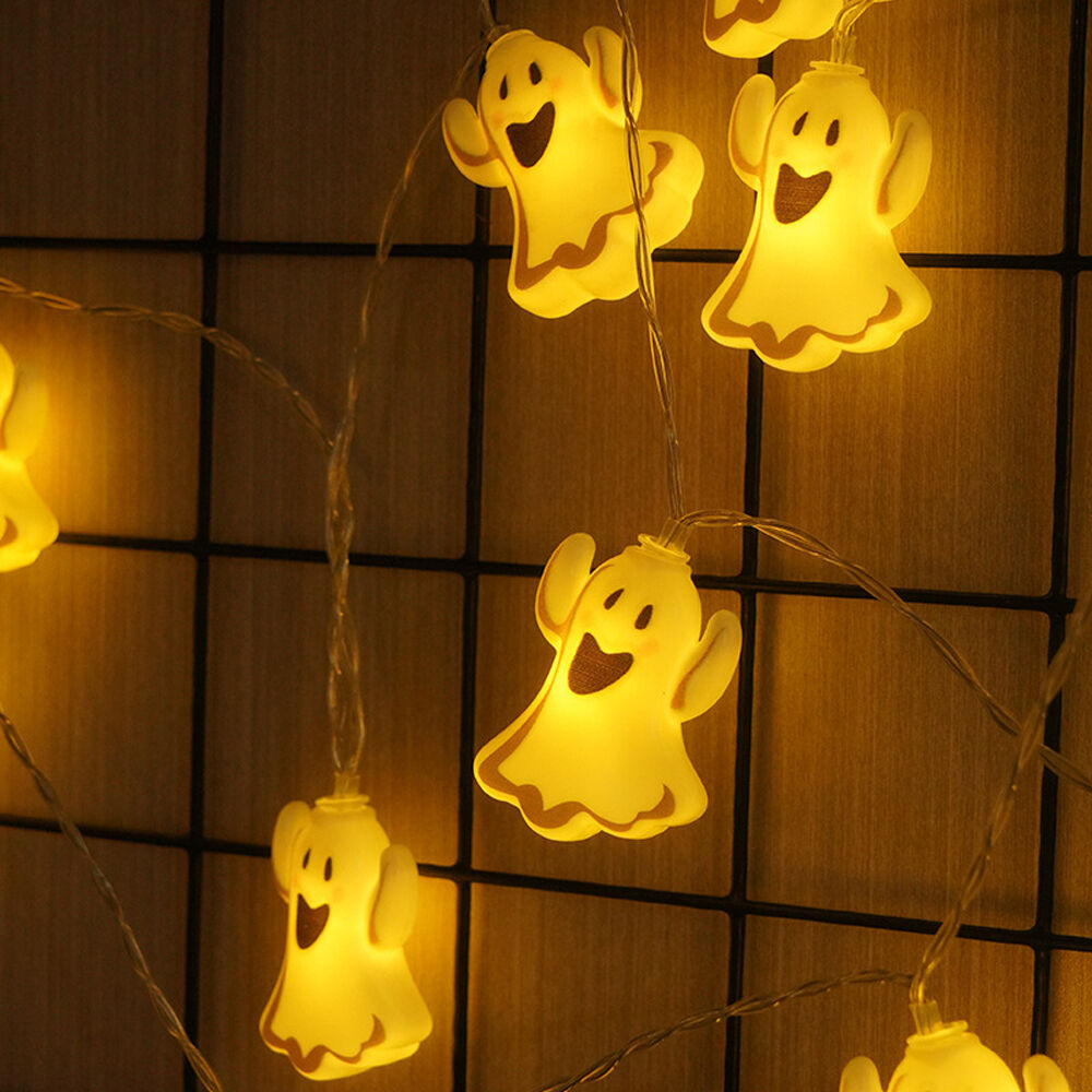 Διακοσμητική Γιρλάντα LED Modee Halloween με Φαντάσματα (165cm/15cm) – Θερμό Λευκό 2 Διακοσμητική Γιρλάντα LED Modee Halloween με Φαντάσματα (165cm/15cm) – Θερμό Λευκό - Image 2