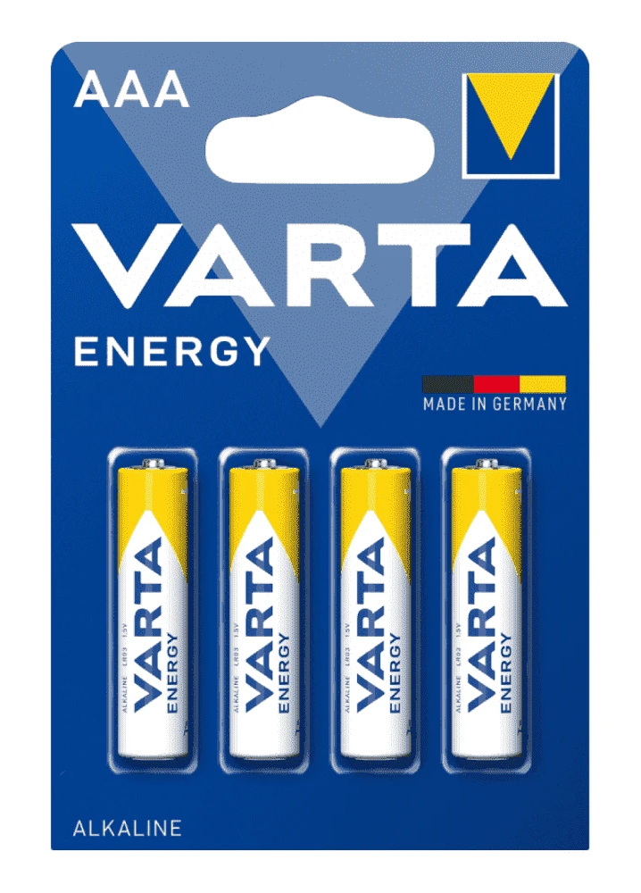 VARTA αλκαλικές μπαταρίες Energy, AAA/LR03, 1.5V, 4τμχ 1 VARTA αλκαλικές μπαταρίες Energy