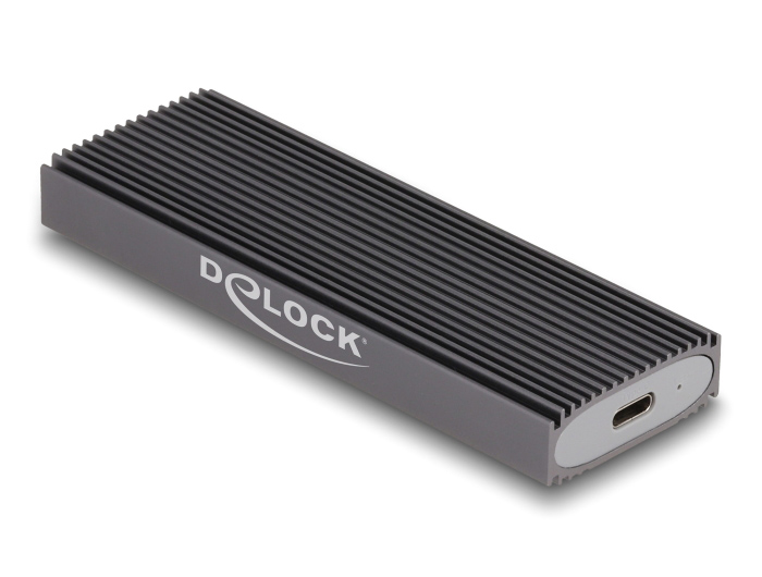 DELOCK θήκη για M.2 NVMe PCIe/SATA SSD 42019, tool free, 10Gbps, μαύρη 1 DELOCK θήκη για M.2 NVMe PCIe/SATA SSD 42019