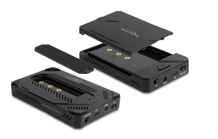 DELOCK θήκη M.2 NVMe & SATA SSD/HDD 42020, 10Gbps, λειτουργία κλώνου 1 DELOCK θήκη M.2 NVMe & SATA SSD/HDD 42020