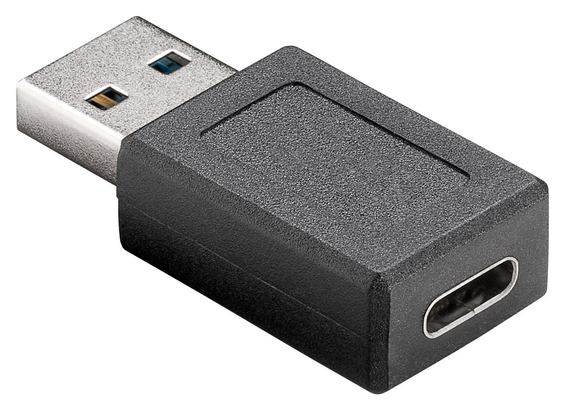 GOOBAY αντάπτορας USB σε USB-C θηλυκό 45400, 5Gbps, μαύρος 1 GOOBAY αντάπτορας USB σε USB-C θηλυκό 45400