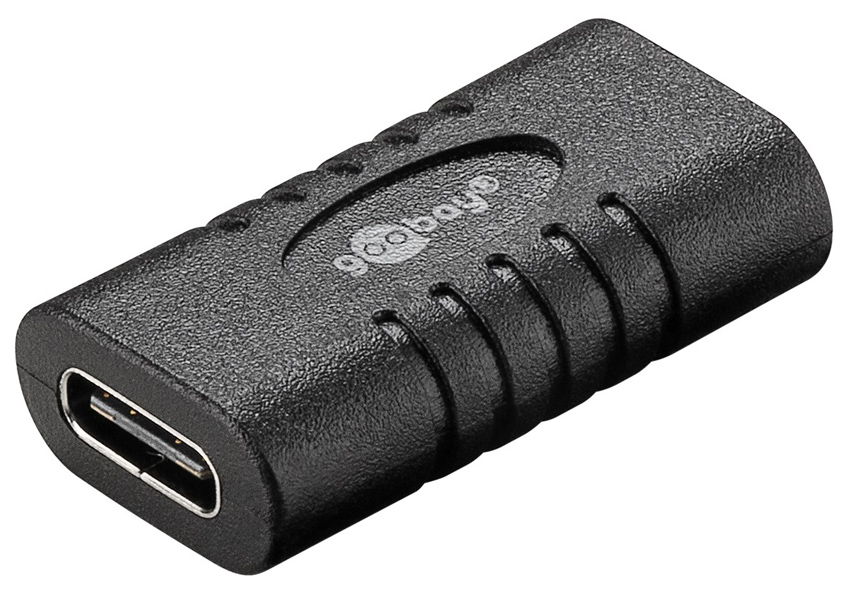 GOOBAY αντάπτορας USB-C 45401, θηλυκό σε θηλυκό, 5Gbit/s, 60W, μαύρος 1 GOOBAY αντάπτορας USB-C 45401