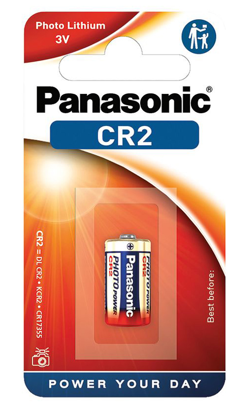 PANASONIC μπαταρία λιθίου, CR2, 3V, 1τμχ 1 PANASONIC μπαταρία λιθίου