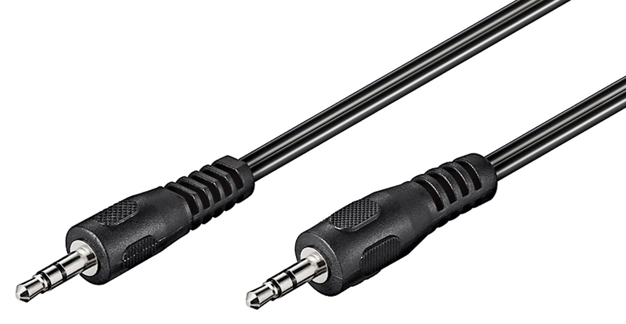 GOOBAY καλώδιο ήχου 3.5mm 50430, 3 pin stereo, 5m, μαύρο 1 GOOBAY καλώδιο ήχου 3.5mm 50430