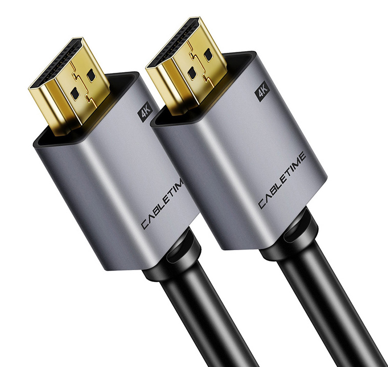 CABLETIME καλώδιο HDMI 2.0 CT-PHE2G, 4K/60Hz, 5m, μαύρο 1 CABLETIME καλώδιο HDMI 2.0 CT-PHE2G