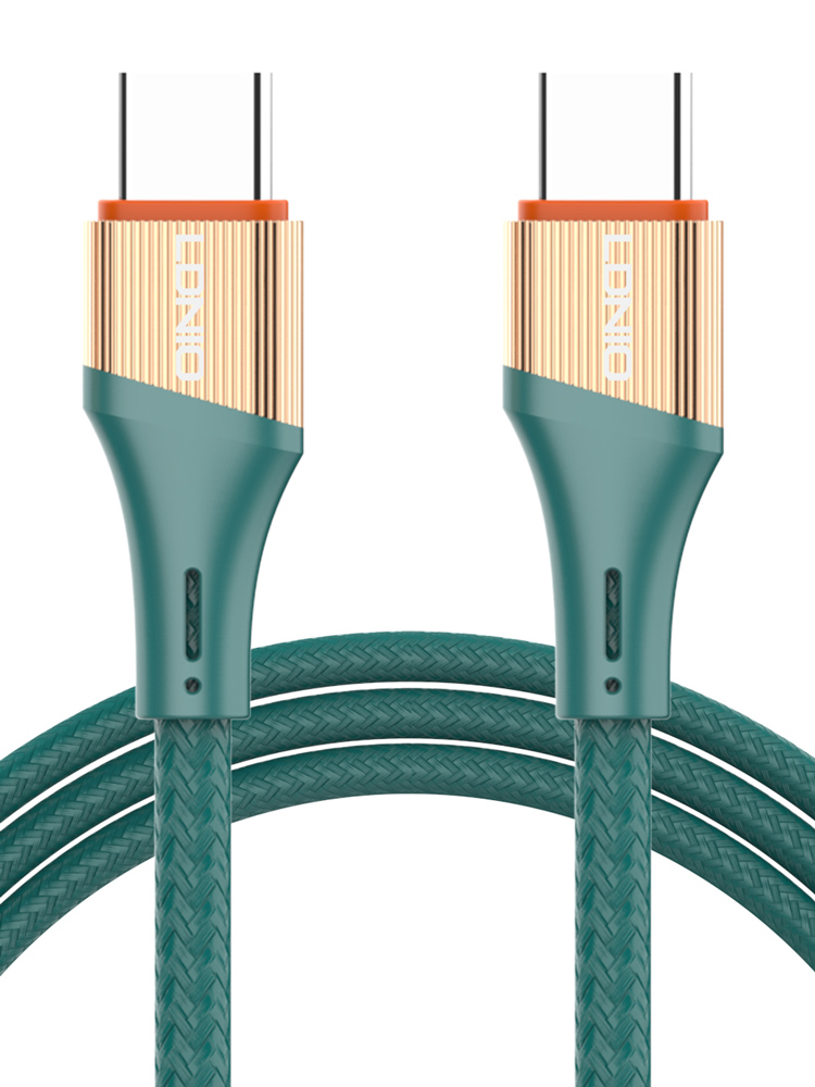 LDNIO καλώδιο USB-C σε USB-C LC631C, 65W PD, 1m, πράσινο 1 LDNIO καλώδιο USB-C σε USB-C LC631C