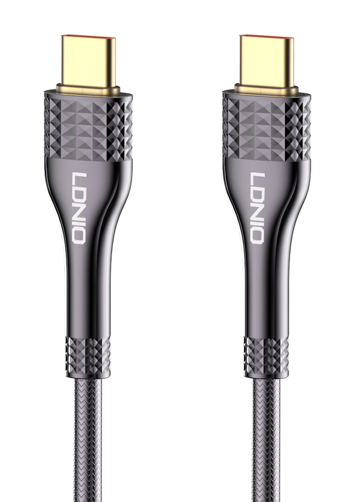 LDNIO καλώδιο USB-C σε USB-C LC651C, 65W, 1m, γκρι 1 LDNIO καλώδιο USB-C σε USB-C LC651C