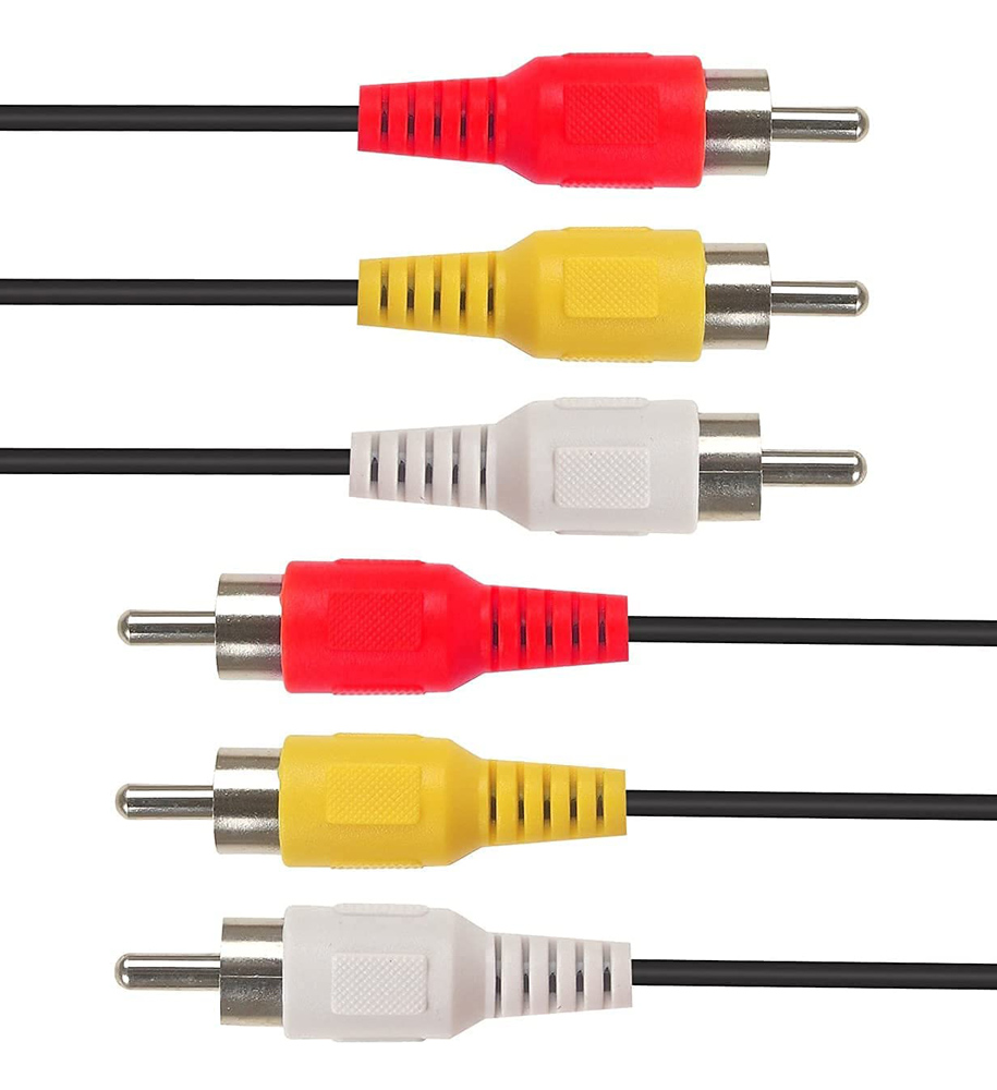 CABLETIME καλώδιο ήχου 3x RCA σε 3x RCA AV240-33N, 1.5m, μαύρο 1 CABLETIME καλώδιο ήχου 3x RCA σε 3x RCA AV240-33N