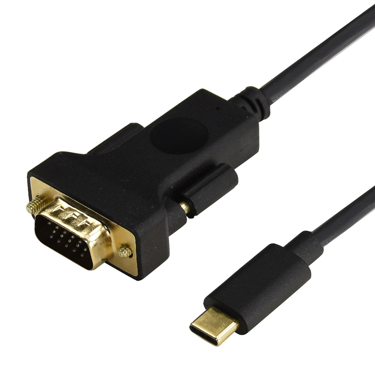 CABLETIME καλώδιο USB-C σε VGA CT-U31-CMVGA, 1080p/60Hz, 1.8m, μαύρο 1 CABLETIME καλώδιο USB-C σε VGA CT-U31-CMVGA