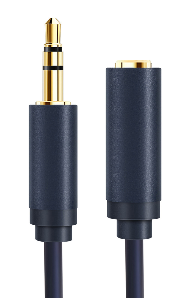 CABLETIME καλώδιο προέκτασης ήχου 3.5mm CT-AV302-H11G, gold plated, 15m, μπλε 1 CABLETIME καλώδιο προέκτασης ήχου 3.5mm CT-AV302-H11G