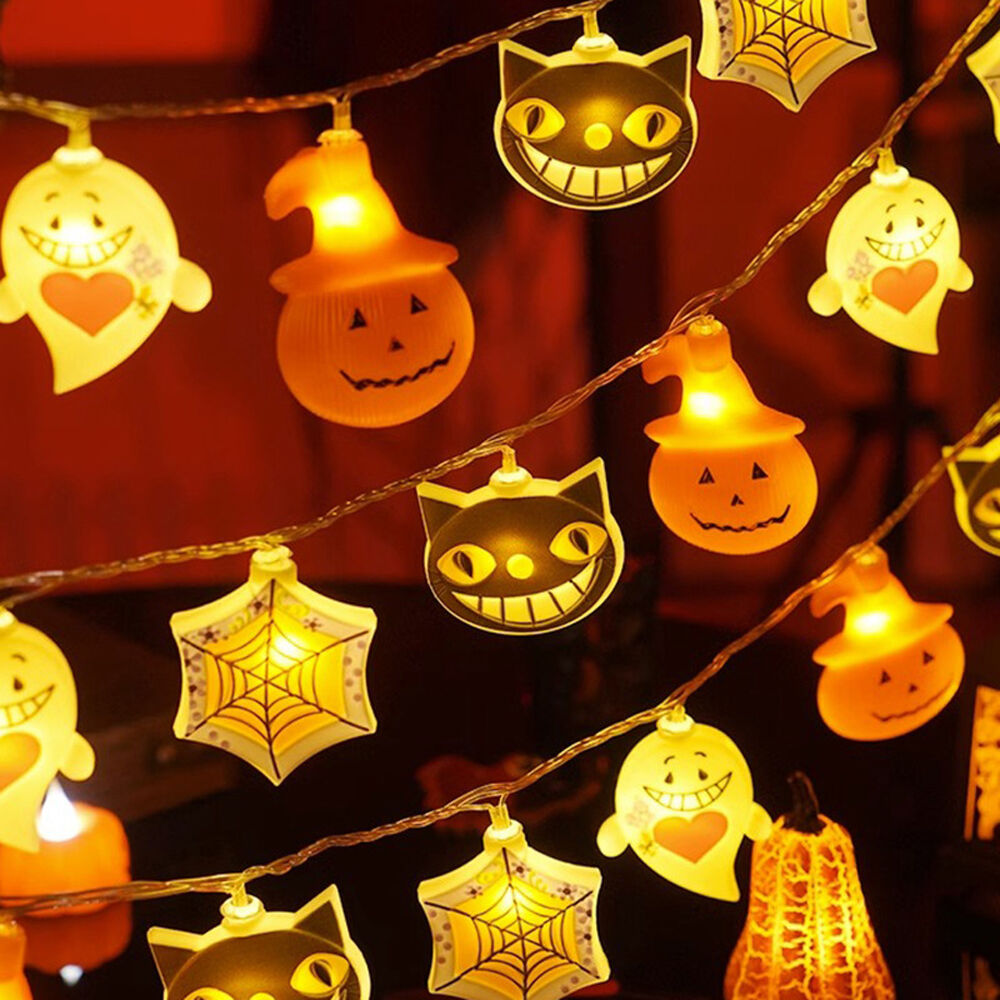 Διακοσμητική Γιρλάντα LED Modee Halloween με Μοτίβο Τεράτων (165cm/15cm) – Θερμό Λευκό Φως 3 Διακοσμητική Γιρλάντα LED Modee Halloween με Μοτίβο Τεράτων (165cm/15cm) – Θερμό Λευκό Φως - Image 3