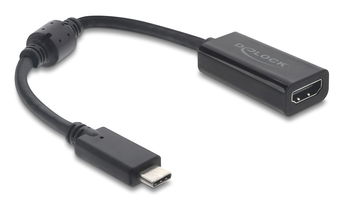 DELOCK αντάπτορας USB-C σε HDMI 61085, 8K/60Hz, μαύρος 1 DELOCK αντάπτορας USB-C σε HDMI 61085