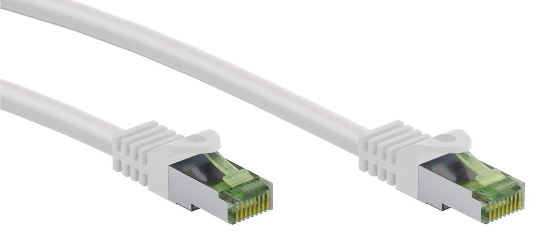 GOOBAY καλώδιο δικτύου 61107, CAT 8.1 S/FTP, copper, LSZH, 5m, λευκό 1 GOOBAY καλώδιο δικτύου 61107