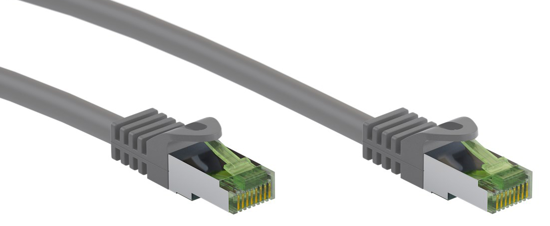 GOOBAY καλώδιο δικτύου 61118, CAT 8.1 S/FTP, copper, LSZH, 5m, γκρι 1 GOOBAY καλώδιο δικτύου 61118