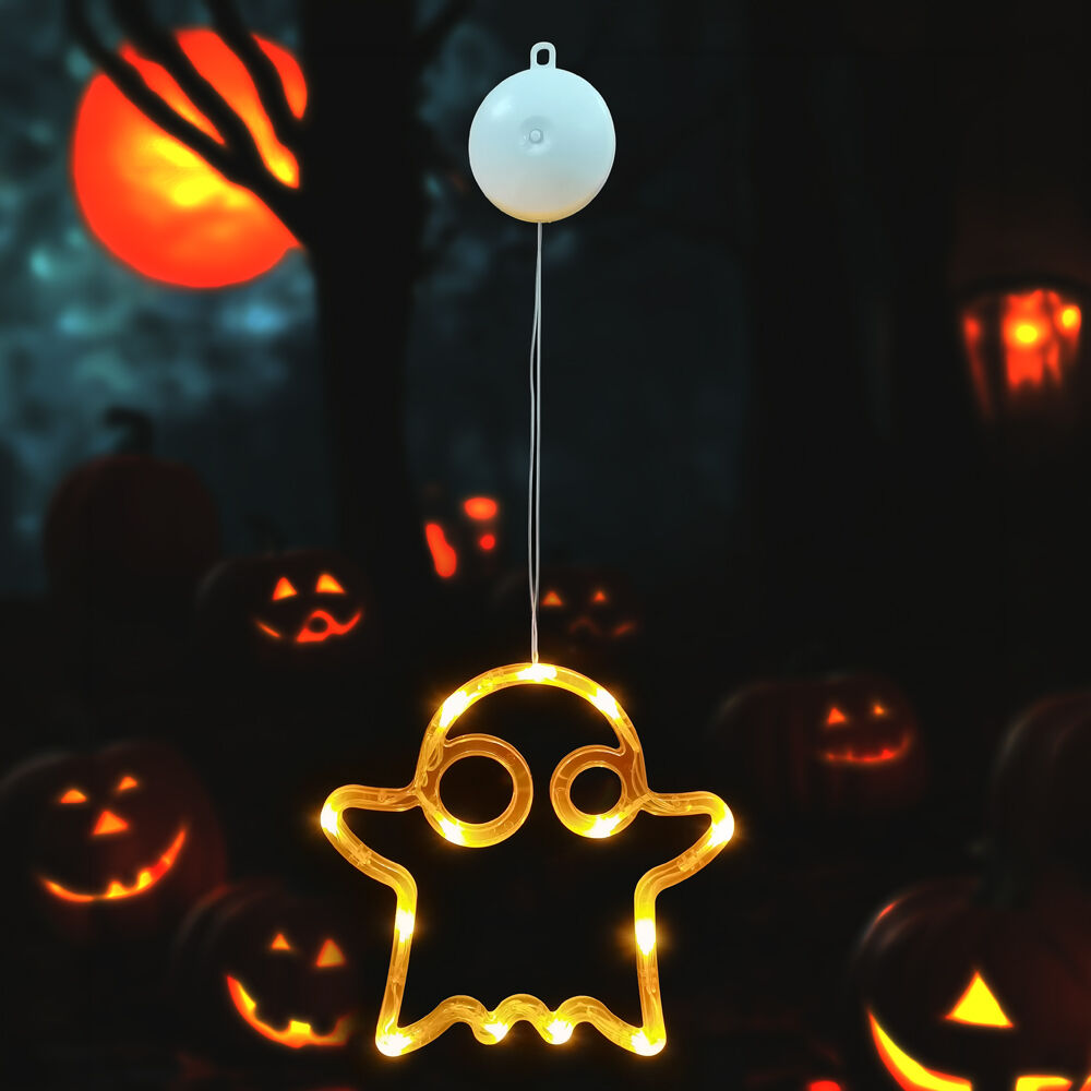 Διακοσμητικό Παραθύρου Modee Halloween LED Φάντασμα (20x20 εκ.) 2 Διακοσμητικό Παραθύρου Modee Halloween LED Φάντασμα (20x20 εκ.) - Image 2