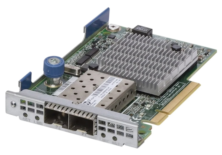 HP used Network adapter 649869-001 530FLR-SFP+, 10Gbps, 2-port 1 HP used Network adapter 649869-001 530FLR-SFP+