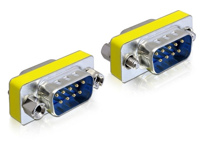 DELOCK Αντάπτορας μετατροπής Σειριακής θύρας Sub-D9 από male σε male 1 DELOCK Αντάπτορας μετατροπής Σειριακής θύρας Sub-D9 από male σε male