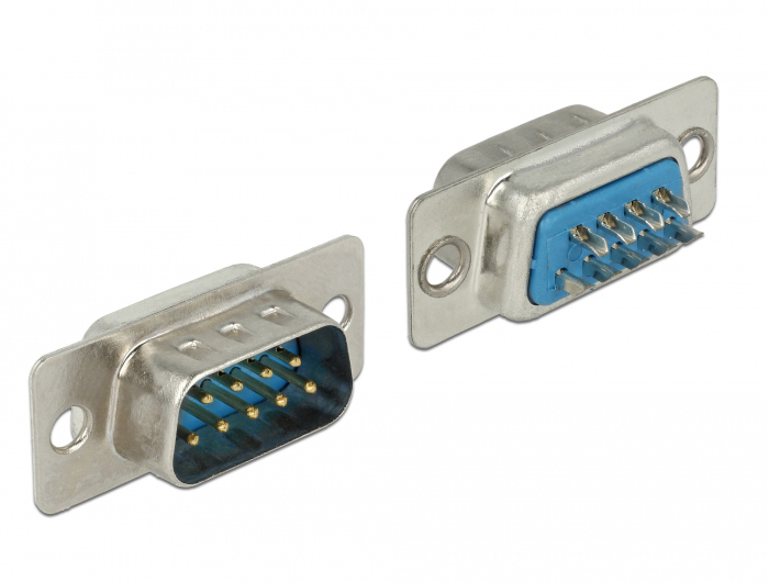 DELOCK Connector Σειριακής θύρας Sub-D9 με ακίδες, male 1 DELOCK Connector Σειριακής θύρας Sub-D9 με ακίδες