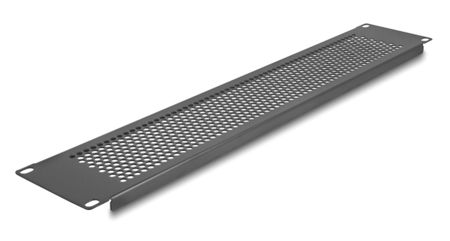 DELOCK κάλυμμα panel 67036 για 19"/2U rack, με αεραγωγούς, μαύρο 1 DELOCK κάλυμμα panel 67036 για 19"/2U rack