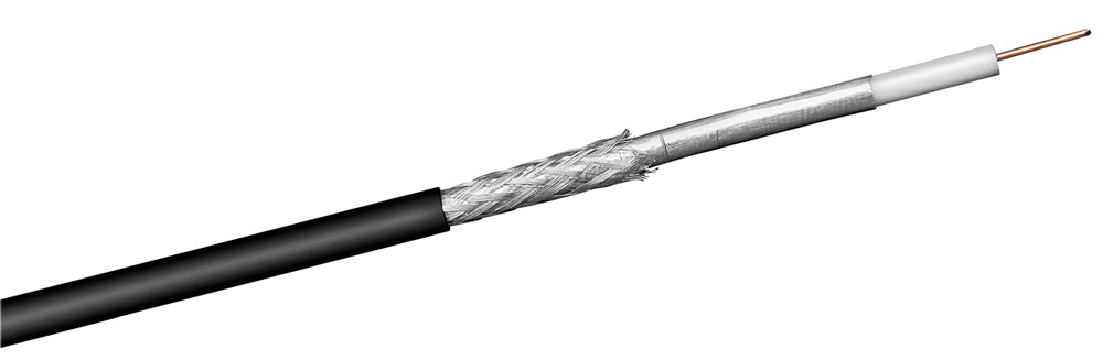 GOOBAY καλώδιο κεραίας 67103, 100dB, 75Ω, CCS, 100m, μαύρο 1 GOOBAY καλώδιο κεραίας 67103