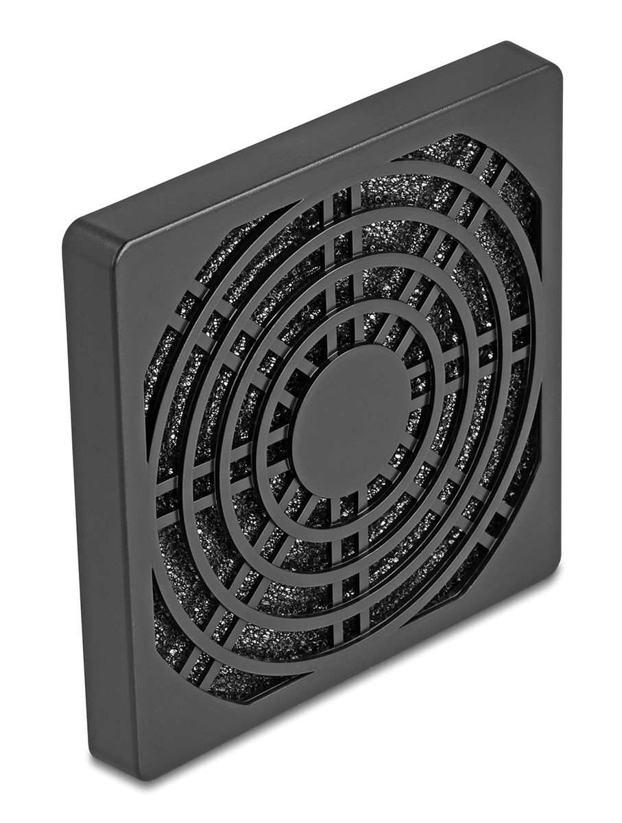 DELOCK σχάρα για 80mm ανεμιστήρα 67311 με φίλτρο σκόνης, πλαστική, μαύρη 1 DELOCK σχάρα για 80mm ανεμιστήρα 67311 με φίλτρο σκόνης