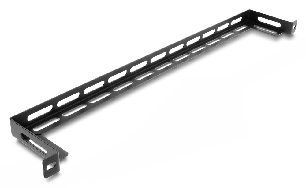 DELOCK cable management panel 67462 για rack 19", 0.5U, βάθος 80mm, μεταλλικό, μαύρο 1 DELOCK cable management panel 67462 για rack 19"