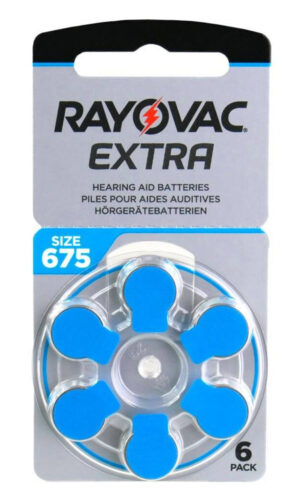 RAYOVAC μπαταρίες ακουστικών βαρηκοΐας 675MF