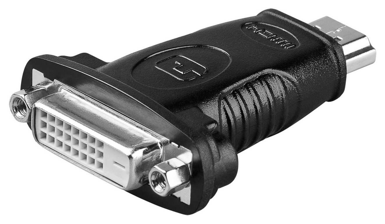 GOOBAY αντάπτορας HDMI σε DVI-D Dual-Link 68098, μαύρος 1 GOOBAY αντάπτορας HDMI σε DVI-D Dual-Link 68098
