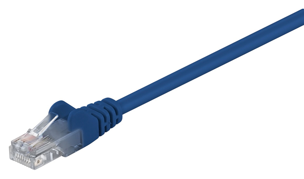 GΟOBAY καλώδιο δικτύου 68365, CAT 5e U/UTP, CCA, PVC, 3m, μπλε 1 GΟOBAY καλώδιο δικτύου 68365