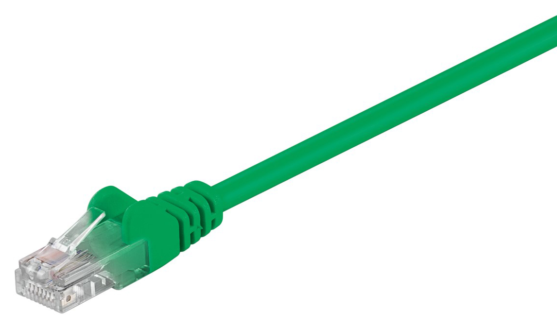 GΟOBAY καλώδιο δικτύου 68368, CAT 5e U/UTP, CCA, PVC, 3m, πράσινο 1 GΟOBAY καλώδιο δικτύου 68368