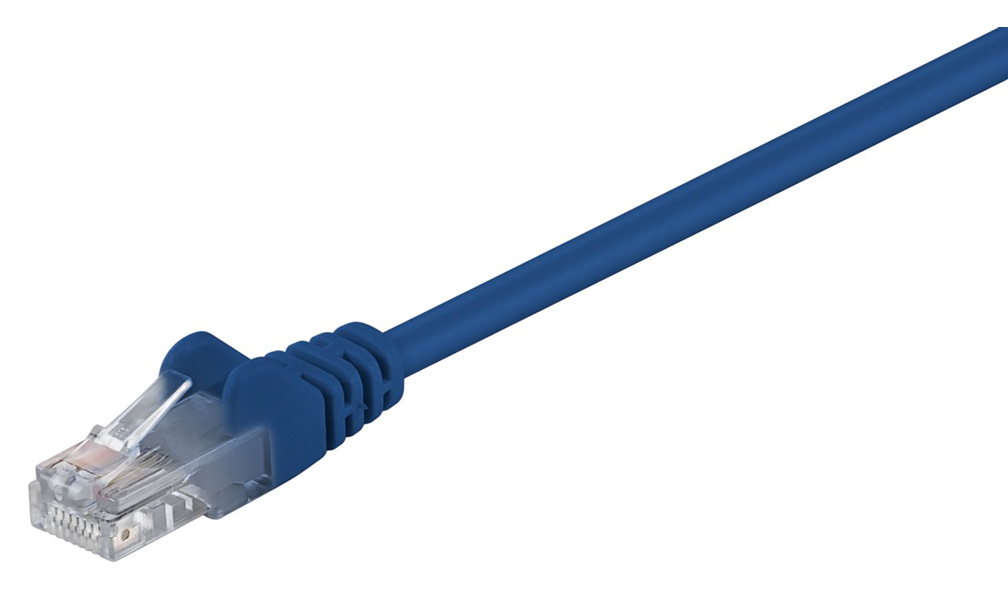 GΟOBAY καλώδιο δικτύου 68375, CAT 5e U/UTP, CCA, PVC, 5m, μπλε 1 GΟOBAY καλώδιο δικτύου 68375