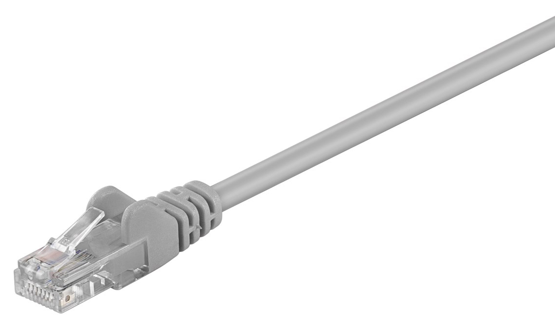GΟOBAY καλώδιο δικτύου 68377, CAT 5e U/UTP, CCA, PVC, 5m, γκρι 1 GΟOBAY καλώδιο δικτύου 68377