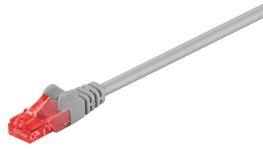 GOOBAY καλώδιο δικτύου 68444, CAT 6 U/UTP, CCA, 10m, γκρι 1 GOOBAY καλώδιο δικτύου 68444