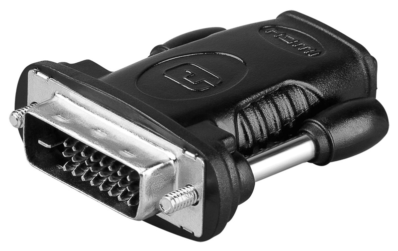 GOOBAY αντάπτορας HDMI σε DVI-D Dual-Link 24+1 pin 68482, μαύρο 1 GOOBAY αντάπτορας HDMI σε DVI-D Dual-Link 24+1 pin 68482