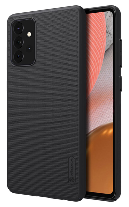 NILLKIN θήκη Super Frosted Shield για Samsung Galaxy A72 4G/5G, μαύρη 1 NILLKIN θήκη Super Frosted Shield για Samsung Galaxy A72 4G/5G