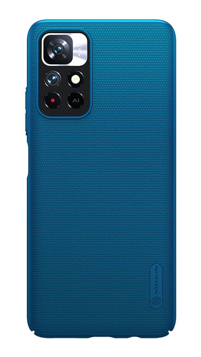 NILLKIN θήκη Super Frosted Shield για Xiaomi Note 11 5G/M4 Pro 5G, μπλε 1 NILLKIN θήκη Super Frosted Shield για Xiaomi Note 11 5G/M4 Pro 5G