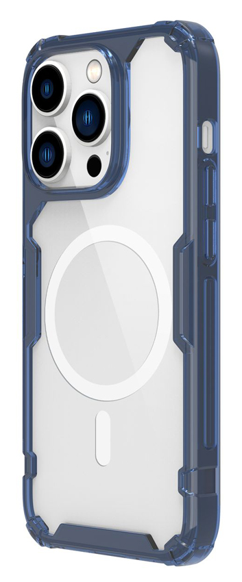 NILLKIN θήκη Nature Pro Magnetic για iPhone 14 Pro, μπλε & διάφανη 1 NILLKIN θήκη Nature Pro Magnetic για iPhone 14 Pro
