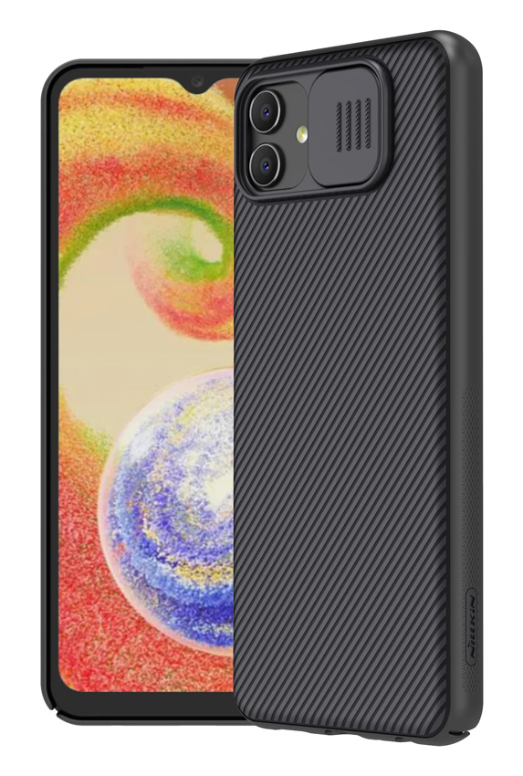NILLKIN θήκη CamShield για Samsung A04, μαύρη 1 NILLKIN θήκη CamShield για Samsung A04