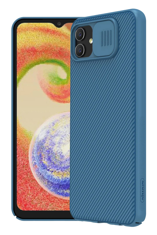 NILLKIN θήκη CamShield για Samsung A04, μπλε 1 NILLKIN θήκη CamShield για Samsung A04